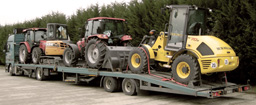 Transportation of construction machinery