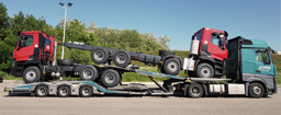 Transportation of commercial vehicles